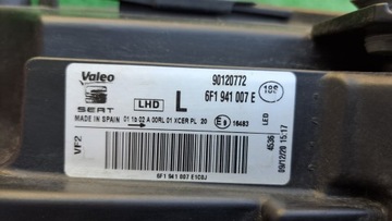 SEAT ARONA FULL LED SVĚTLO PŘEDNÍ