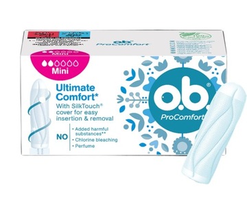 OB TAMPONY PRO COMFORT MINI 16szt BEZ CHLORU