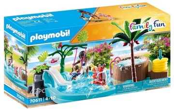 Playmobil Family Fun 70611 Basen dziecięcy z wirem wodnym