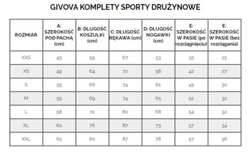 DRES SPORTOWY MĘSKI GIVOVA BLUZA SPODNIE rozm 3XS