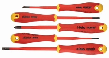 Zestaw 5 wkrętaków izolowanych Ergonic Slim Felo