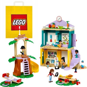 PREZENT LEGO DLA 4, 5 LATKI FRIENDS 42636 Przedszkole w Heartlake + TORBA