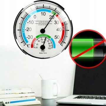 ТЕРМОМЕТР, ГИГРОМЕТР ВЛАЖНОСТИ, АНАЛОГОВОЕ ПОМЕЩЕНИЕ