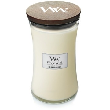 Woodwick Duża Świeca Zapachowa Island Coconut 609g
