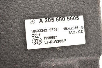 PODLAHA KUFRU ZADNÍ A2056805605 MERCEDES W205