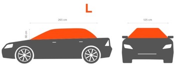 Противоморозный коврик Брезентовый чехол HALF L для A3 ASTRA GOLF AURIS SANDERO