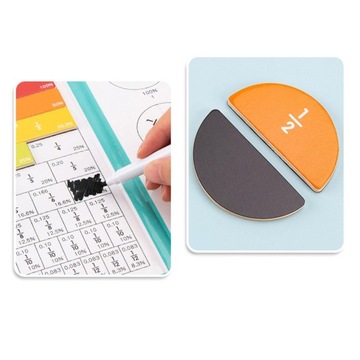 Доска для изучения арифметических дробей. Учебные пособия