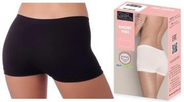 GATTA SHORTY VIKI BEZSZWOWE MAJTKI CZARNE M