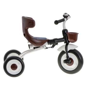 ROWER ROWEREK TRÓJKOŁOWY DZIECIĘCY Z OPARCIEM I KOSZYKIEM SOLIDNY SKŁADANY