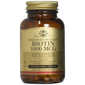 Solgar Biotyna 1000 mcg 250 Kapsułek