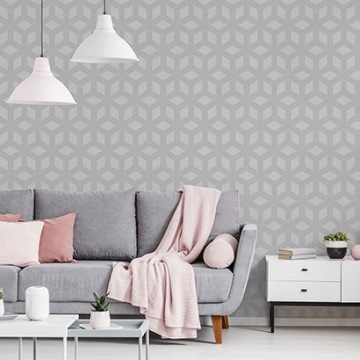 ОБОИ-ГРАФИКА 3D ГЕОМЕТРИЯ, АРТ ДЕКО