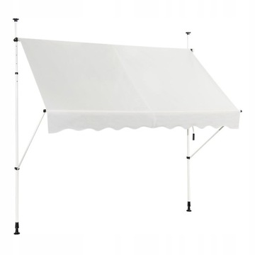 MARKIZA BALKONOWA ROZPOROWA TELESKOPOWA 250x120CM