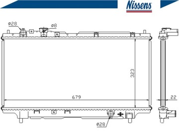 ВОДООХЛАДИТЕЛЬ NISSENS 62383A