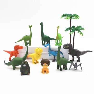 12 sztuk dinozaurów ozdoba na wierzch tortu dekoracja ciasta figurki dinoza