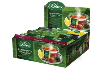 Herbata ekspresowa Bifix kompozycja 9 smaków x10tb