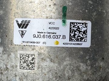 TLUMIČ PNEUMATICKÝ LEVÝ PZOD PŘEDNÍ PORSCHE TAYCAN 9J0 9J0616037B