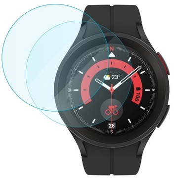 2x SZKŁO OCHRONNE do Galaxy Watch 5 Pro 45mm