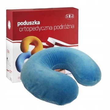 PODUSZKA ORTOPEDYCZNA PODRÓZNA PAMIĘĆ KSZTAŁTU