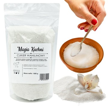 Cukier WANILINOWY 1kg AROMATYCZNY waniliowy