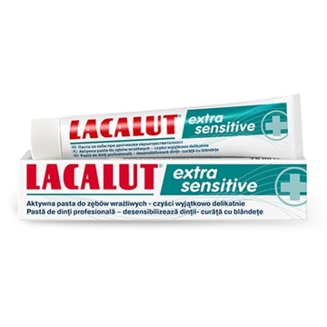 LACALUT EXTRA SENSITIVE PASTA DO ZĘBÓW 75 DZIĄSŁA