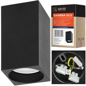 Lampa Oprawa Natynkowa Halogenowa Tuba GU10 LED