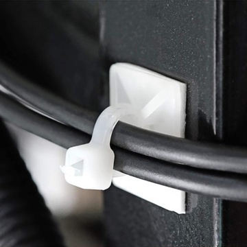 10x САМОКЛЕЯЩИЙСЯ КАБЕЛЬНЫЙ ОРГАНАЙЗЕР КАБЕЛЬНЫЙ ДЕРЖАТЕЛЬ КЛЕЙ 40х40мм