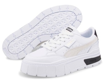 PUMA MAYZE STACK WN'S кожаные туфли на платформе с толстой подошвой 42