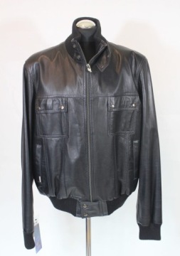 Kurtka skórzana męska