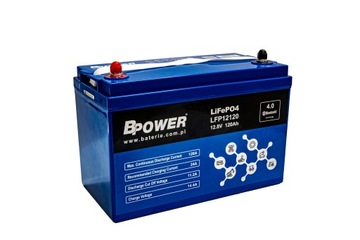 AKUMULATOR BPOWER LIFEPO4 120AH 12,8V +BLUETOOTH