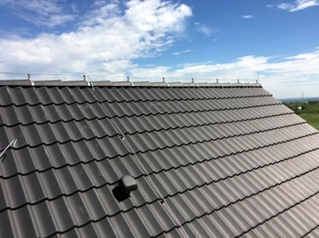 Uchwyt Odgromowy Pod Dachówkę Nierdzewny 19CM Podpora Zwodu Piorunochronu