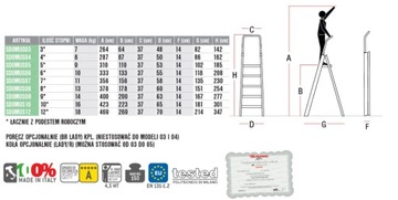 Лестница односторонняя Faraone Domus 04