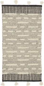 Ręcznie tkany dywan z wełny z frędzlami Rue 120 x 180 cm