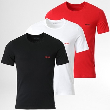 HUGO BOSS ORYGINALNY T-SHIRT 3-PACK L