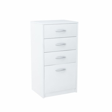 Komoda 4S Smukła, Szafka, Biały