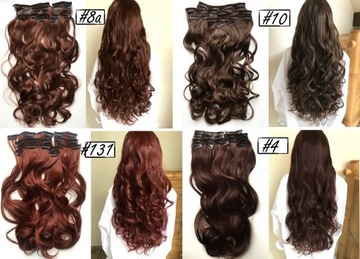 НАБОР ДЛЯ НАРАЩИВАНИЯ ВОЛОС Зажимы «Волны» 7 прядей 160г