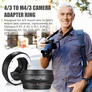 FOTGA OEM4/3(AF) Переходное кольцо с 4/3 на M4/3 a