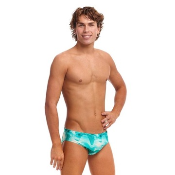 Kąpielówki męskie slipy na basen treningowe szybkoschnące Funky Trunks R.XS