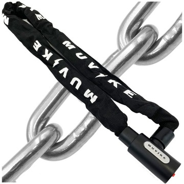 ZAPIĘCIE ROWEROWE ŁAŃCUCH ZAPIĘCIE DO ROWERU MUVIKE SOLID 900/6K 90 cm 6 mm