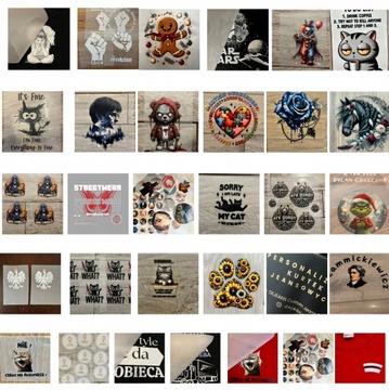 NAPRASOWANKA LOGO FIRMOWE KOSZULKI NA ODZIEŻ NAPIS LOGO DO 15 cm