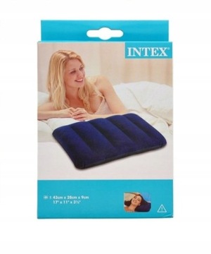 НАДУВНАЯ ВЕЛЮРОВАЯ ПОДУШКА 43x28x9 см INTEX 68672