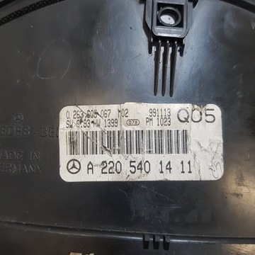 BUDÍKY PŘÍSTROJOVÁ DESKA MERCEDES-BENZ TŘÍDA S W220 A2205401411