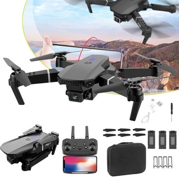 RC DRON Z KAMERĄ PROFESJONALNE DRONY MINI DRON SKŁADANY QUADCOPTER ZABAWKA