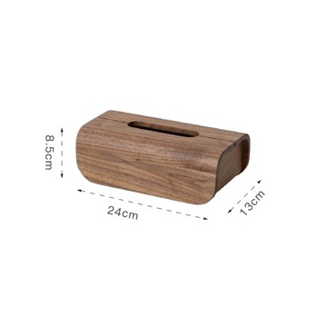 Simple Wooden Tissue Box Extractable Type Paper Towel Napkin Holders Home