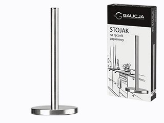 STOJAK NA RĘCZNIK PAP. INOX
