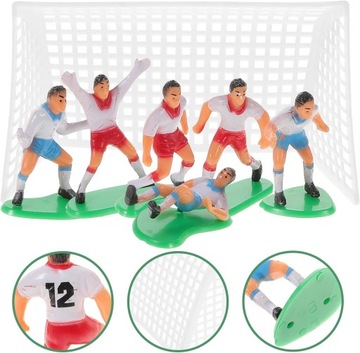 Топперы, Пластиковые миниатюрные фигурки футбольной команды, футбола.