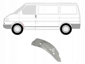 REPERATURKA BŁOTNIKA NADKOLA PRZÓD VW T4 90-03LE