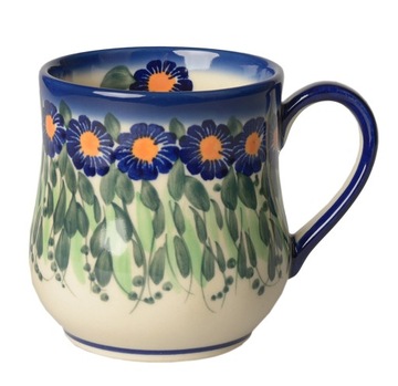 CERAMICZNY KUBEK 350ML CERAMIKA STYL BOLESŁAWIEC