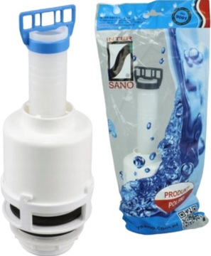 Zawór spłuczki spłuczek WC Stary typ 95K, 95C, 95R krótki 225 mm Inter-Sano