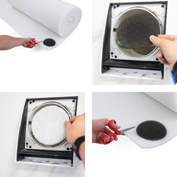 Фильтр для вентиляции Рекуператор G4 Фильтрующий коврик нетканый 10мм 5м2