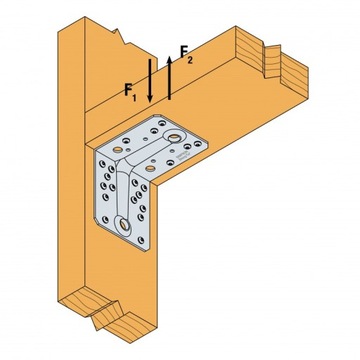 SIMPSON Łącznik Kątownik Ciesielski 88x88x65x2 1sz
